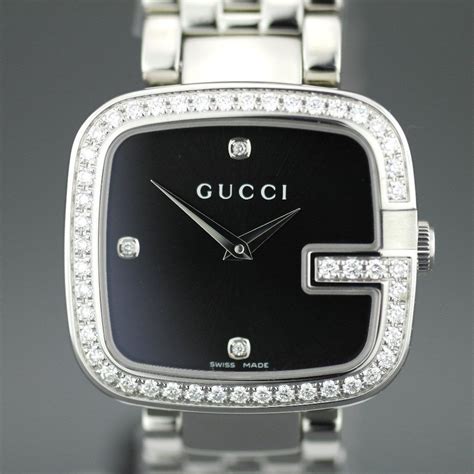 diamond bezel gucci watch|Gucci diamond watches ladies.